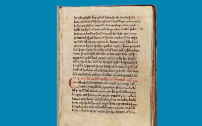 TEMA 73: Hagiography in Anglo-Saxon England: Adopting and Adapting Saint’s Lives into Old English Prose (c. 950-1150)