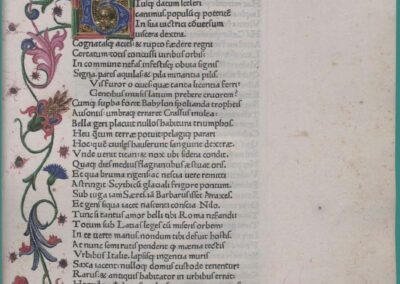 TEMA 101: El Bellum Civile de Lucano: Tradición Inncunable y Postincunable (1469-1520)